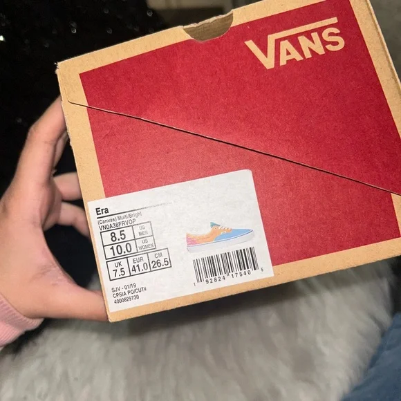 Vans Era Two-Tone Canvas Sneakers Sz 8.5 - Picture 4 of 4